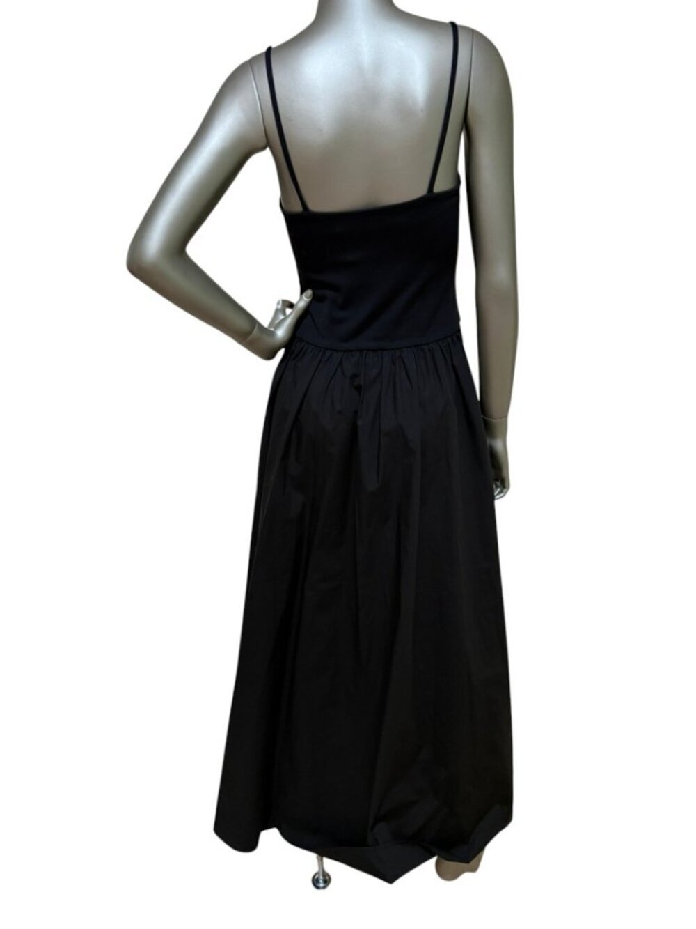 REVOLVE x Susana Monaco Black Tank Maxi Dress Sleeveless Bodycon Vacation Style - Picture 6 of 8